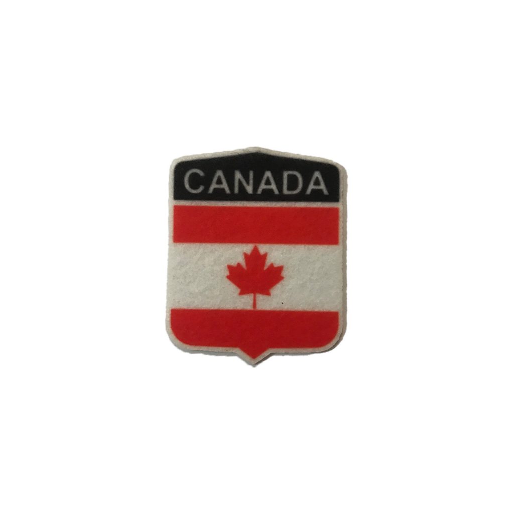 اتیکت طرح پرچم کانادا
