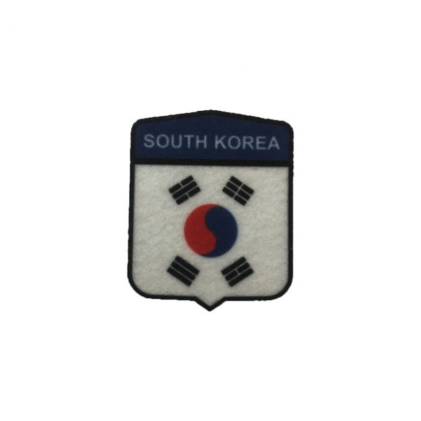 اتیکت طرح پرچم کره جنوبی
