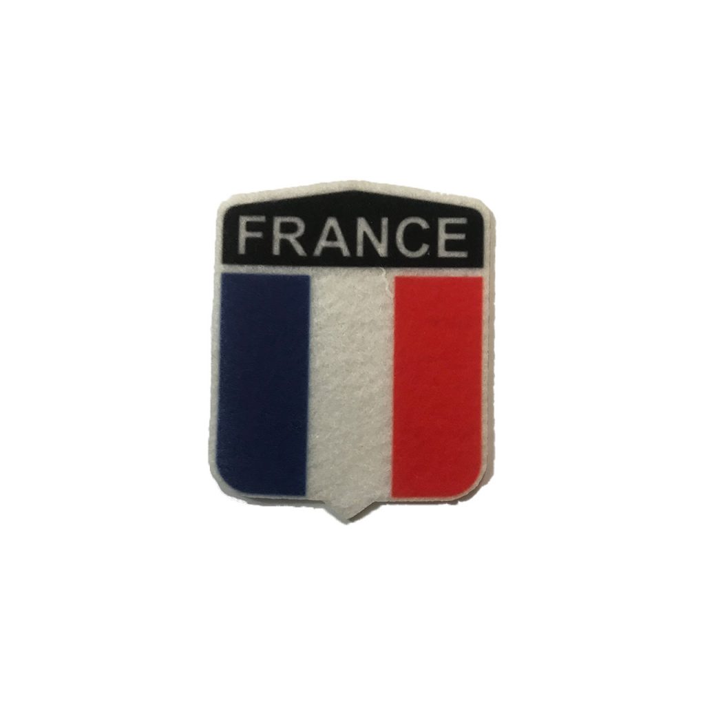 اتیکت طرح پرچم فرانسه